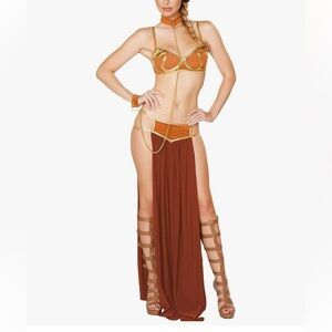 Luxurious Princess Leia / slave Star Wars inspired costume Set NWOT